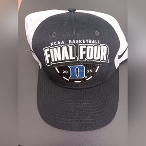 Duke Black NCAA Final Four Duke Hat with Blue Logo by Nike Adjustable Size